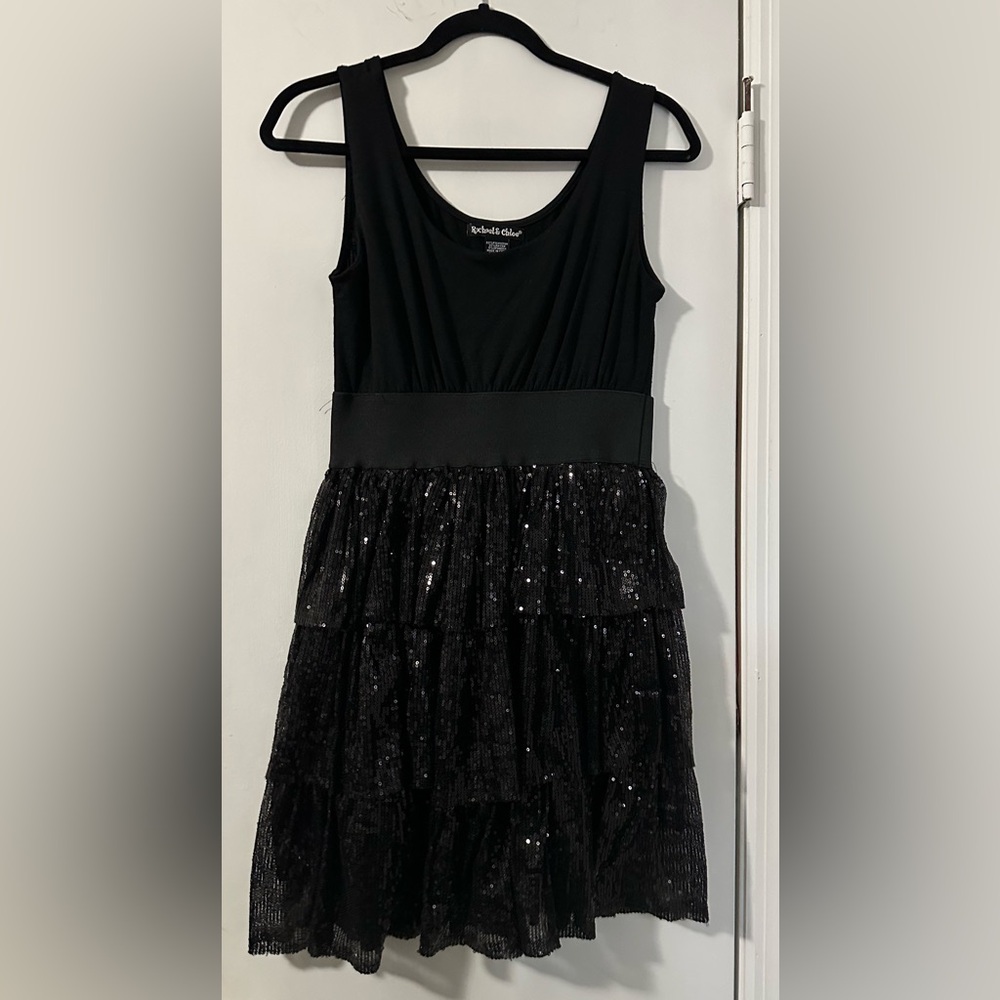 Rachael & Cloe Black Sequin Dress